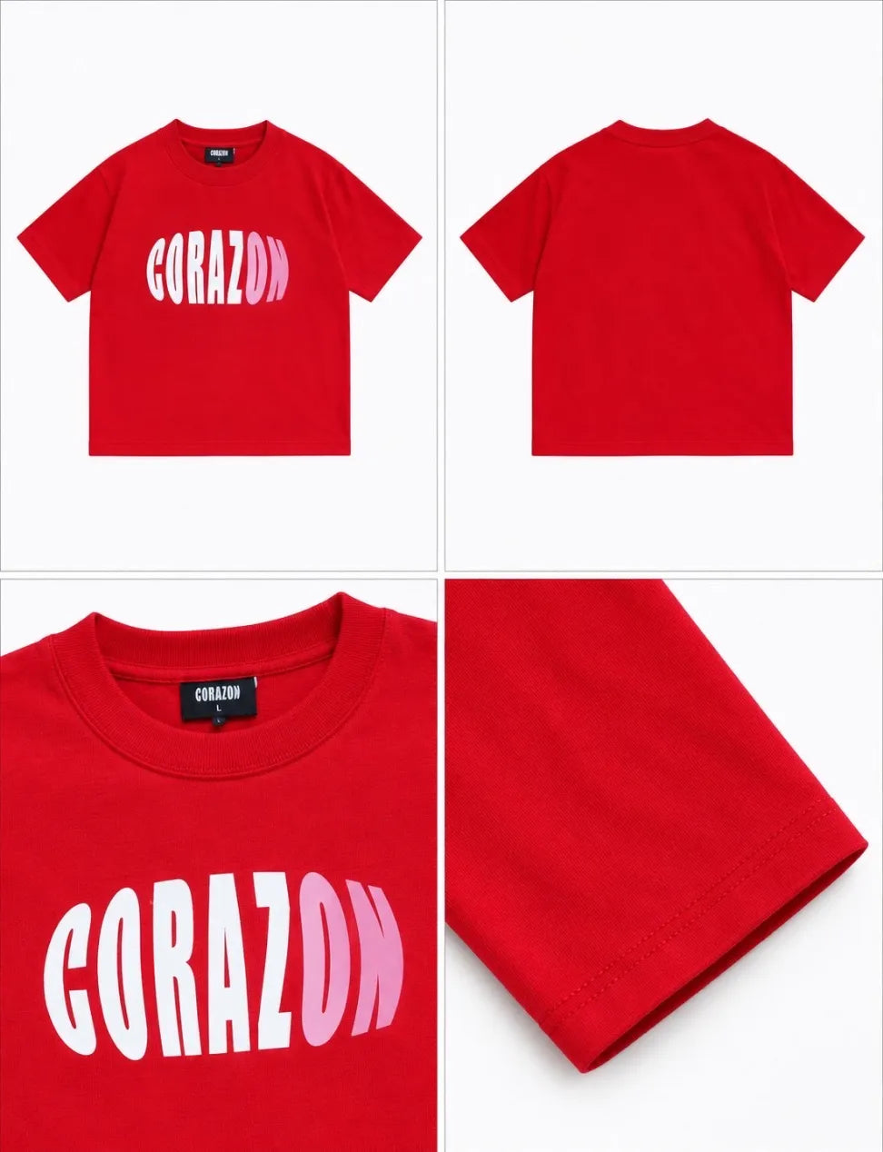 CORAZON T-Shirt – Red