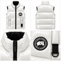 Canada Goose Glossy Puffer Vest – White