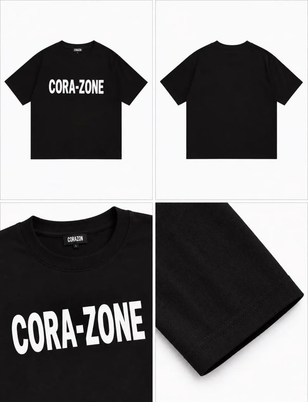 CORA-ZONE T-Shirt – Black