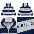 Scuffers Zip Up Navy Blue / Grey