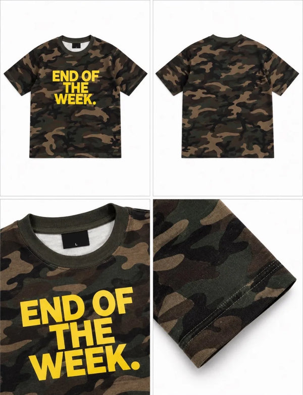 END OF THE WEEK T-Shirt – Camo