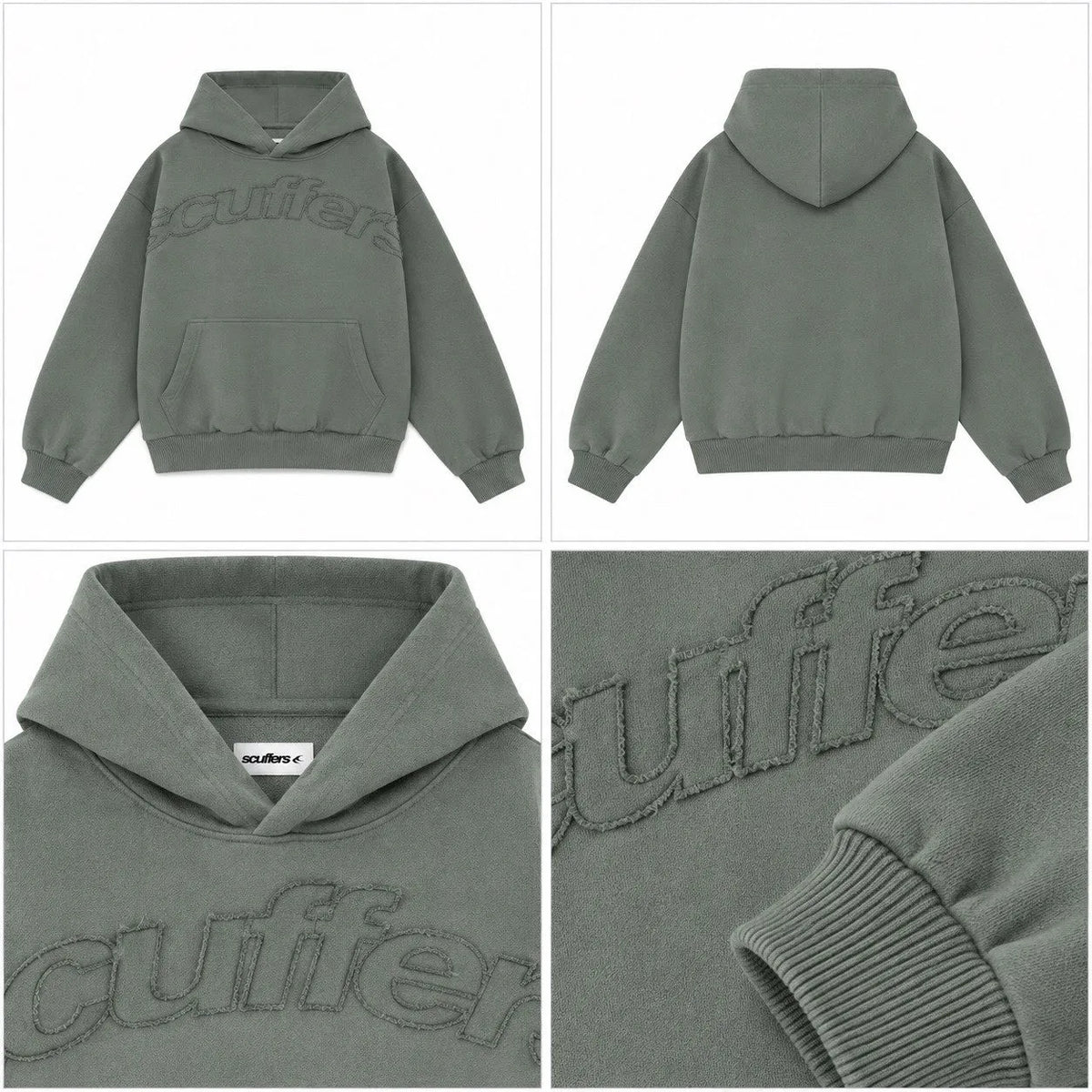 Scuffers Hoodie Mild Green