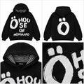 ÖHOUSE Hoodie – Black / Large White Logo