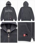 Sauna Mesh Zip Hoodie – Grey