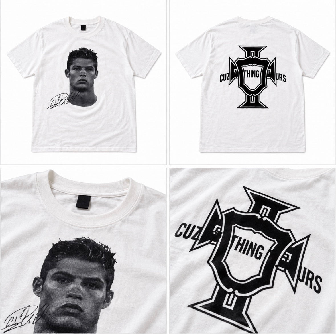Ronaldo Signing Tshirt